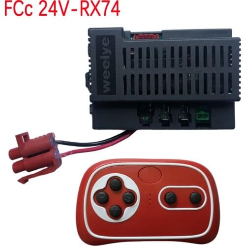 Berica Weelye RX74-A 24V Rideable Childrens Electric Stroller 2.4G Bluetooth Remote Control Receiver with Smooth Start Function