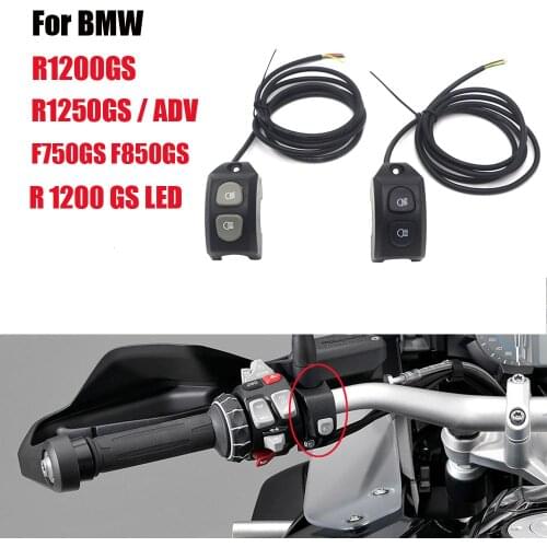For BMW R1200GS R1250GS / ADV F750GS F850GS R 1200 GS LED Fog Lights Wiring Harness Switch On/Off Use The smart relay