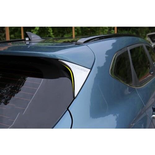 Chromed Rear Spoiler Trim Cover For Hyundai Tucson Accessories 2015 2016 2017 20182 019 2020 Car-styling Car-covers 2pcs/set