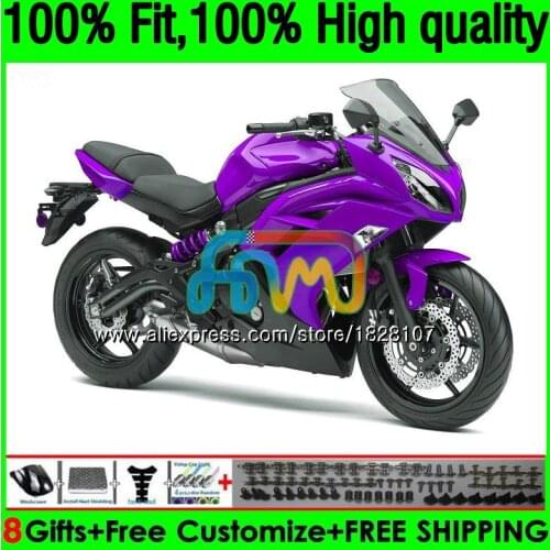 Injection For KAWASAKI Bodys 650R ER-6F ER6 Gloss purple F ER 6F 156BS.41 ER6F 12 13 14 15 16 2012 2013 2014 2015 2016 Fairings