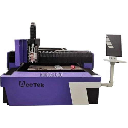 China Manufacturer Acctek 3015 Metal Sheet 1000w 1500w 2000w Raycus Fiber Laser Cutting Machine