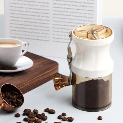 Coffee Grinder Mini Stainless Steel Hand Manual Ceramic Handmade Coffee Bean Burr Machine Grinders Mill Kitchen Tool Grinders