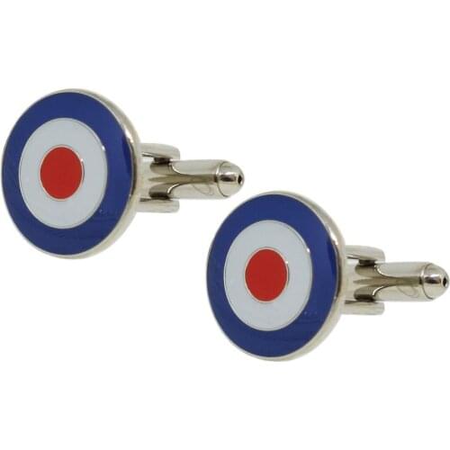 Mod Target round circle dot Cufflinks for Man gifts Cufflinks Wedding Suit Shirt Cuff Links Men Accessories(1pair/lot)