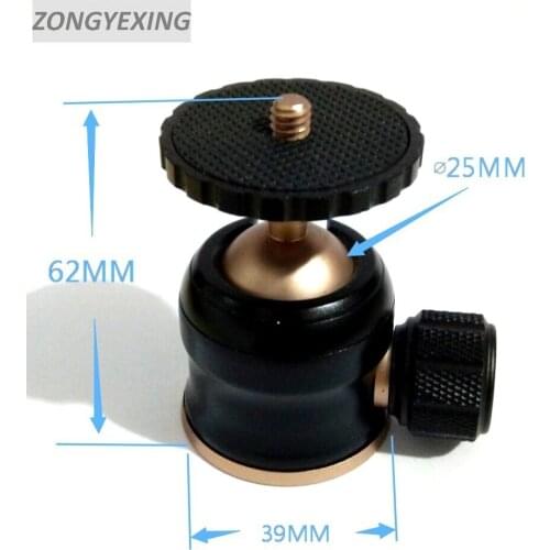 Desktop small tripod head, small head, micro SLR, universal spherical head, photography accessories camera stabilizer