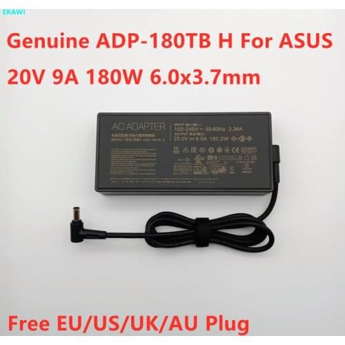 Genuine 20V 9A 180W ADP-180TB H AC Power Adapter For ASUS ROG Zephyrus GA502DU GA502D GA502 ROG 14 GA401I G14 G15 Laptop Charger