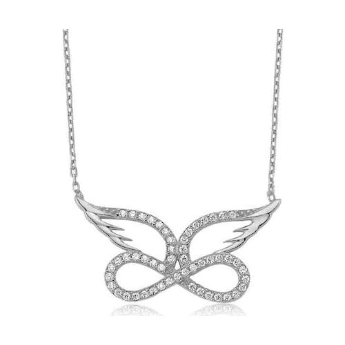 Poultry Infinity Silver Pendant Gift Necklace ykl33