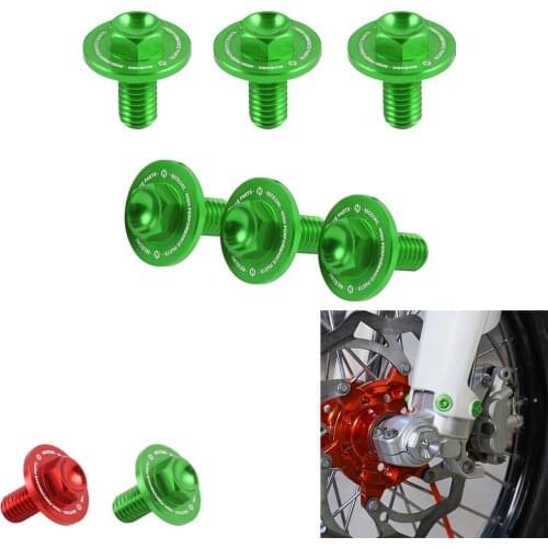 NICECNC Front Fork Guard Bolt Screw For Kawasaki KX80 KX85 KX125 KX250 KX250F KX 450F 450 KLX 300R 450R 150BF 250 KXF D-TRACKER