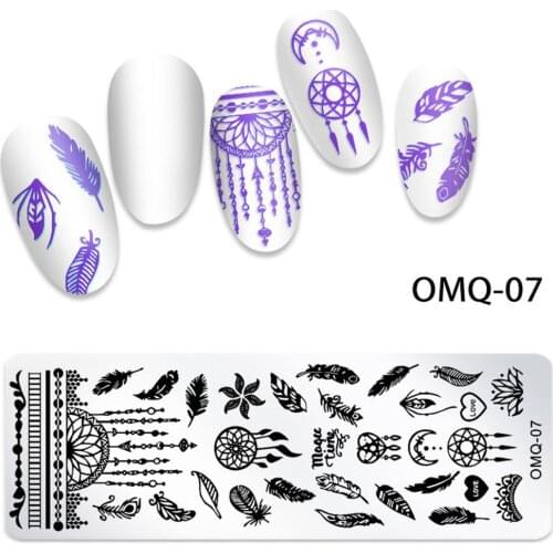 Nail Printing Template Nail Stamping Plate Nail Image Plate DIY Printing Template Steel Manicure Tools