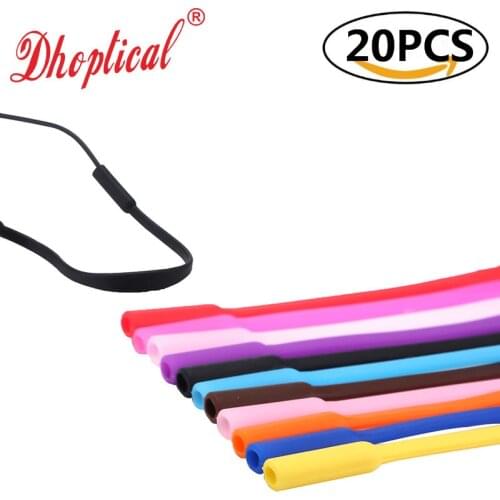 Eyeglasses sport cord eyewear holder avoid glasses slip silicone material for child 20pcs by dhoptical