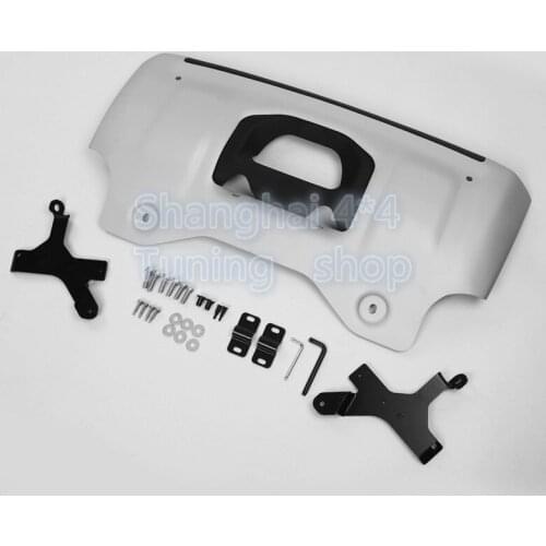 Front Undershield Plate for Land Rover Defender 2020 2021 Bumper Guard skid plate protector Black silver 2D 4D 90 110