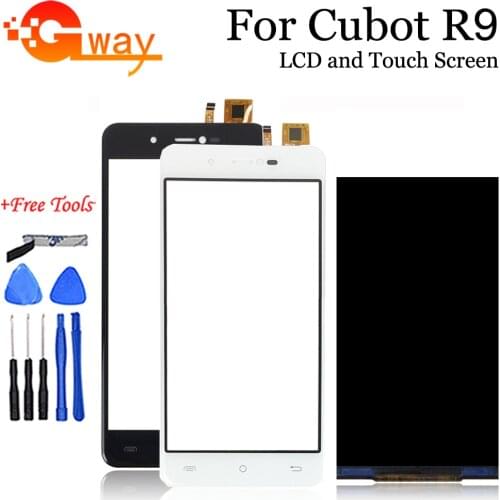 5" For Cubot R9 LCD Display+Touch Screen Assembly 100% Tested LCD+Touch Digitizer Glass Panel Replacement + Tools