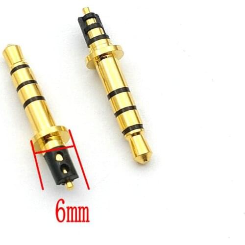 200pcs 3.5mm 4 Pole Male Plug Outlet Length 17MM for DIY Earphone Headset