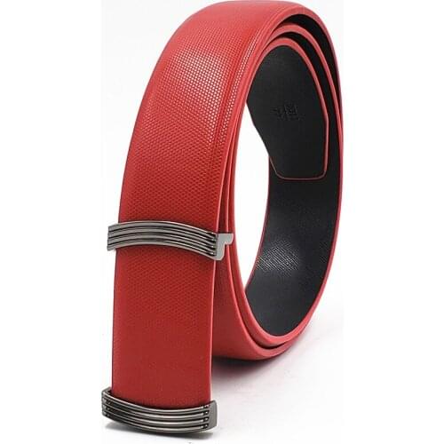 2019 Brand Designer Belts for Women Men Luxury Smooth Buckle Strap High Quality Genuine Leather Belt Cowskin Fashion Waist Belt