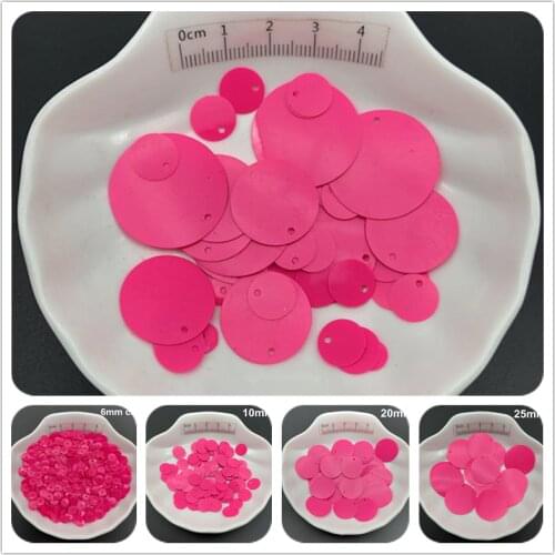 30g Solid Fuchsia Loose Sequins Paillettes For Sewing ,Shoes,Hat,Kids DIY,Crafts Accessories Wholesale