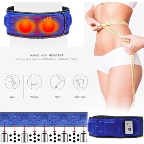 33 Megnet Therapy Electric Fat Burner Machine Vibration Body Slimming Belt Lose Weight Waist Shaper Tummy Fitness Anti Cellulite