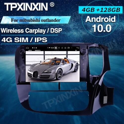 Android Car Radio 128G For Mitsubishi outlander 2014+ RHD Wireless Carplay Car Multimedia Player Headunit Audio Radio Navigtion