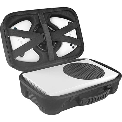 Travel Carrying Case For Xbox Series S Game Console & Controller Dustproof Shockproof Portable Storage Bag Zipper Box Hard Shell