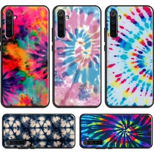 Blue Tie Dye For OnePlus 9 Pro 8 7T 8T Nord Phone Case For OPPO Realme 8 6 7 Pro Q3 C3 C11 C15 C21 GT
