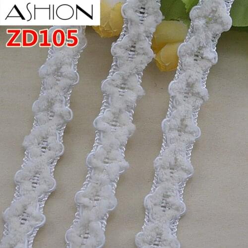 CHICKNIT width 1.8CM white lace Trim For Garment Accessories Decoration Guipure Curtains ribbon ZD105