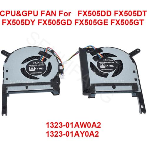 For FX95D FX86 FX95G CPU GPU cooling fan FX505DD FX505DT FX505DY FX505GD FX505GE FX505GT CPU GPU FX705G FX505D Cooling Fan