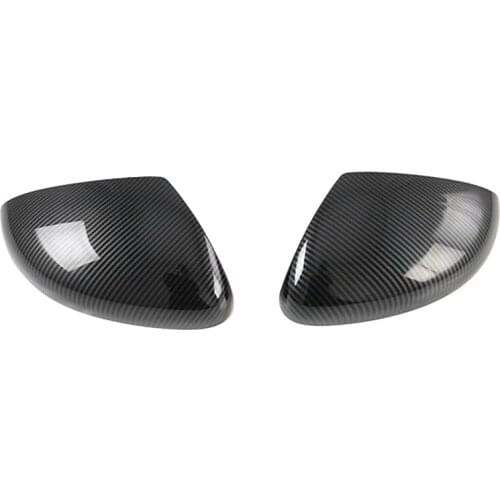 For Honda Fit Jazz 2020 2021 ABS Carbon Fiber Rearview Side Door Mirror Cover Car Exterior Accessories