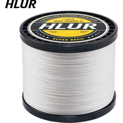 HLUR Brand 4 Strands Super Strong Japanese 300m Multifilament PE Material Braided Fishing Line 12-83LB