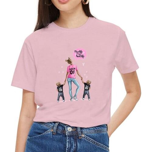 LUCKYROLL Women's T-shirts With Inscriptions