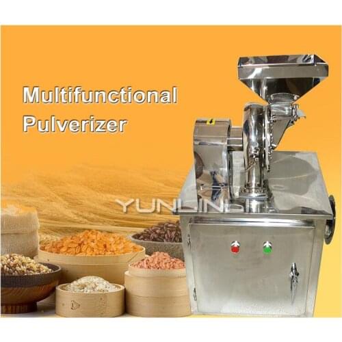 Multifunctional Pulverizer Stainless Steel Cereals Grinder High Speed Medicinal Materials Crushing Machine SF180