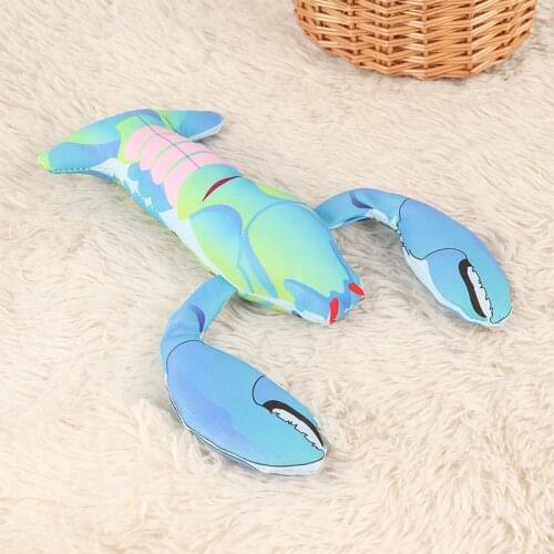 New Dog Toys for Small Dogs Cat Toy Pet Vocal Lobster Dog Bite Resistance Training Toy Pet Dog Toys Supplies Accessories