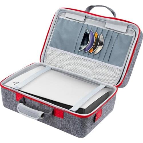Carrying Case Waterproof Storage Bag Organizer For PS5 Console Large Capacity Handbag Travel Bag Package Games Accessories