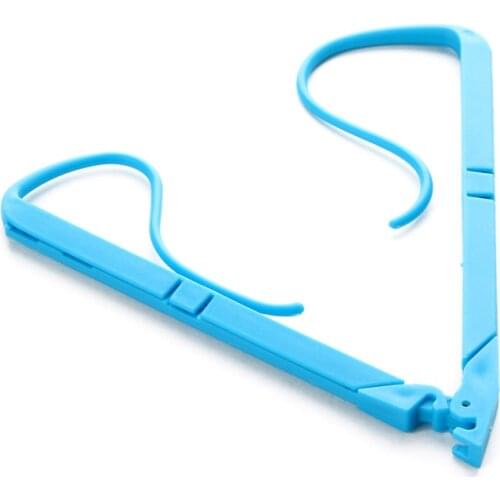 1Pc Book Holder Foldable Book Stand Travel Reading Book Document Holder Base Open Clip Color Random