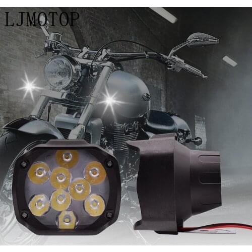 Hot Motorcycle Led Lamps Waterproof Fog Spot Headlight 10W With Switch For Suzuki RMX250 Yamaha XMAX125 XMAX250 XMAX400 XMAX300
