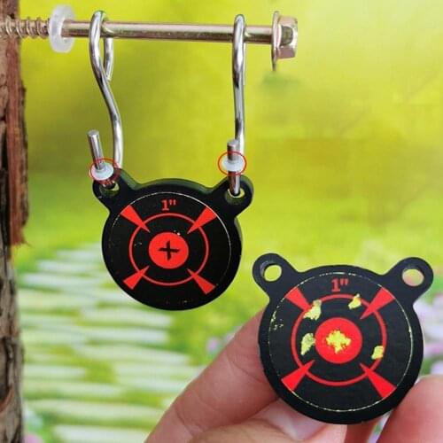 Portable Shooting Metal Targets Air Slingshot Practice Target Shooting Training Target