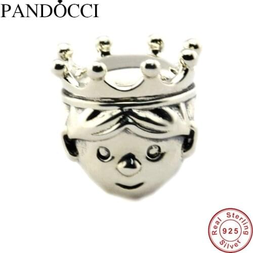 QANDOCCI Fits Original Bracelets Precious Prince Silver Beads Autumn 925 Sterling Silver Charms DIY Jewelry