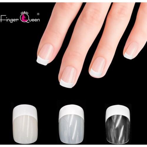 Fake Nails Ballerina Natural/Transparent Coffin Nail Tips Manicure Nails for Extension&Protection Nail Art