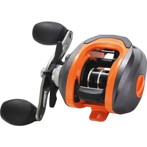 Lizard baitcasting reel 7.2:1 high speed ratio 17+1 bearing magnetic brake system lure fishing reel