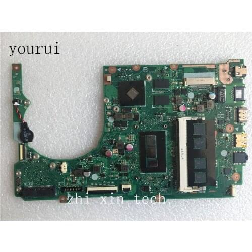 Yourui For ASUS S301LA Laptop motherboard REV 2.2 with cpu i7-4500u Test ok 100% original