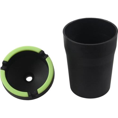 Stub Out Glow in the Dark Cup-Style Self-Extinguishing Cigarette Ashtray - Black