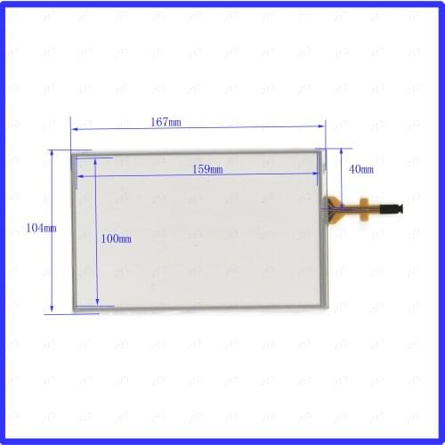 ZhiYuSun 167*104mm GCX156AKM-E 7 polegada digitador touch screen panel Sensor glass peugeot 208 2008 308 citroen c5 c4l c3xr
