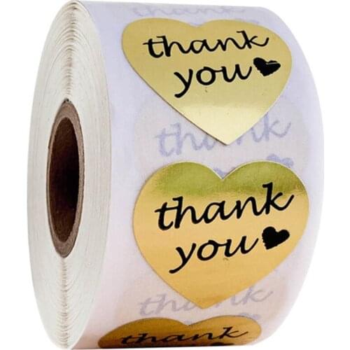 1 Inch Round Gold Foil Thank You For Your Purchase Stickers / 500 Labels Per Roll For Stationery Home Office 1.5 Astonishing
