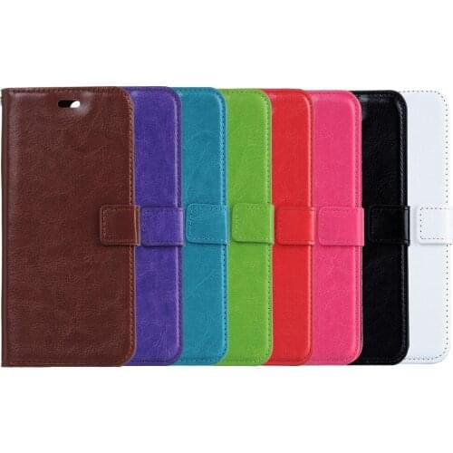 10pcs/lot free shipping for oneplus 5T Soft TPU + PU Leather Crazy Horse Wallet cover Case for one plus 5