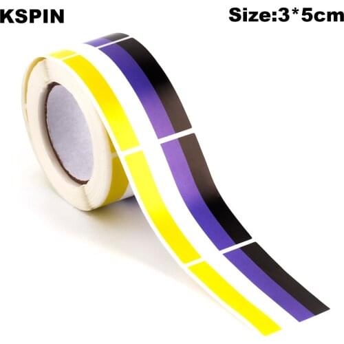 500PCS Stickers 3*5CM Nonbinary Paper Sticker Label Packaging Seals Crafts Favor Tag Toppers Labels