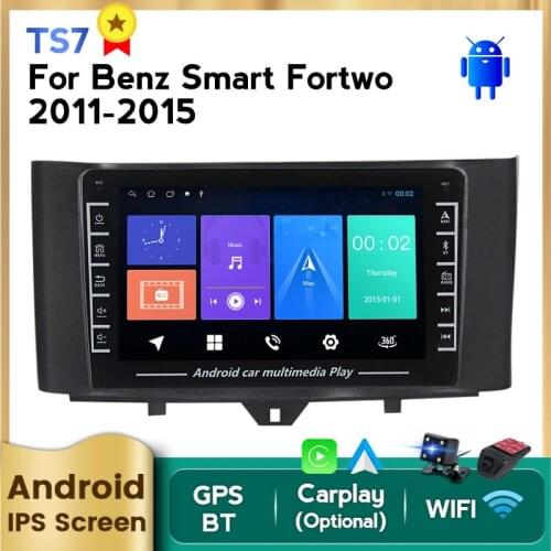MEKEDE IPS Android For Mercedes Benz Smart fortwo 2011-2015 Car Radio Multimedia Video Player Navigation GPS 2 din NO dvd 2DIN