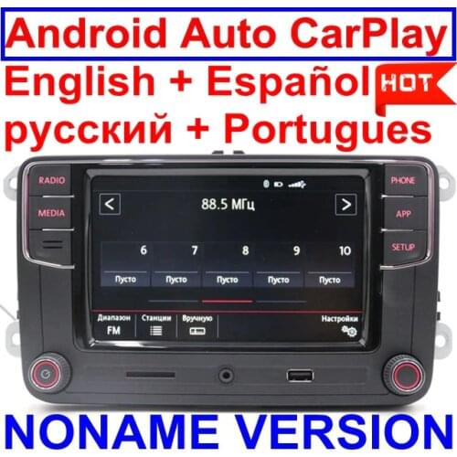 Android Auto CarPlay MirrorLink Noname RCD330 Plus R340G 6.5MIB Radio For Golf 5 6 Jetta CC Tiguan Passat Polo Toureg 6RD035187B
