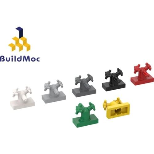BuildMOC 13770 1x2 Faucet For Building Blocks Parts DIY Construction Classic Brand gift Toys