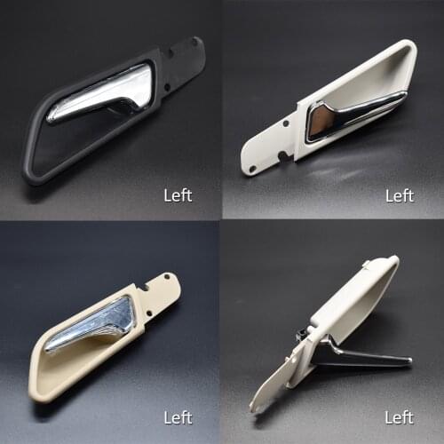 Black beige gray Chrome-plated Car Inner Interior Door Handles For Mercedes-Benz Panel Trim Pull Bar Left Right Front Rear