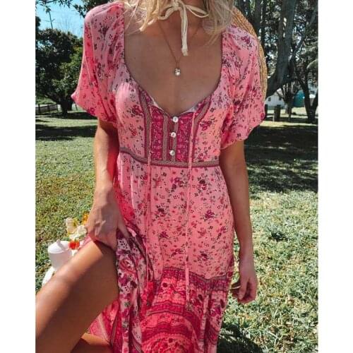 Daijiesiman Long Summer Dresses