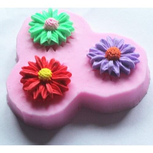 Little Daisy cake mold baking tools cake decoration candy chocolates mold soap molds Sugarcraft FM027