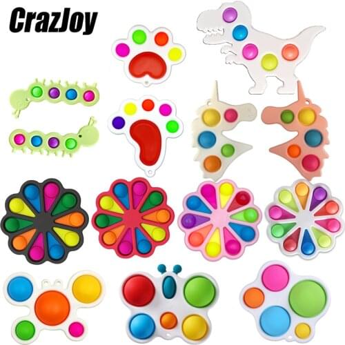 Simpl Dimmer Fidget Toy Relief Toys Autism Stress Bubble Fidget Sensory Toy For Kids Adult Early Educational Toddler Baby Toy