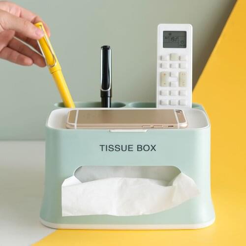 Round Corner Tissue Holder Paper Case Multifunctional Paper Holder With Waterproof Eco-Friendly Tissues Dispenser Box